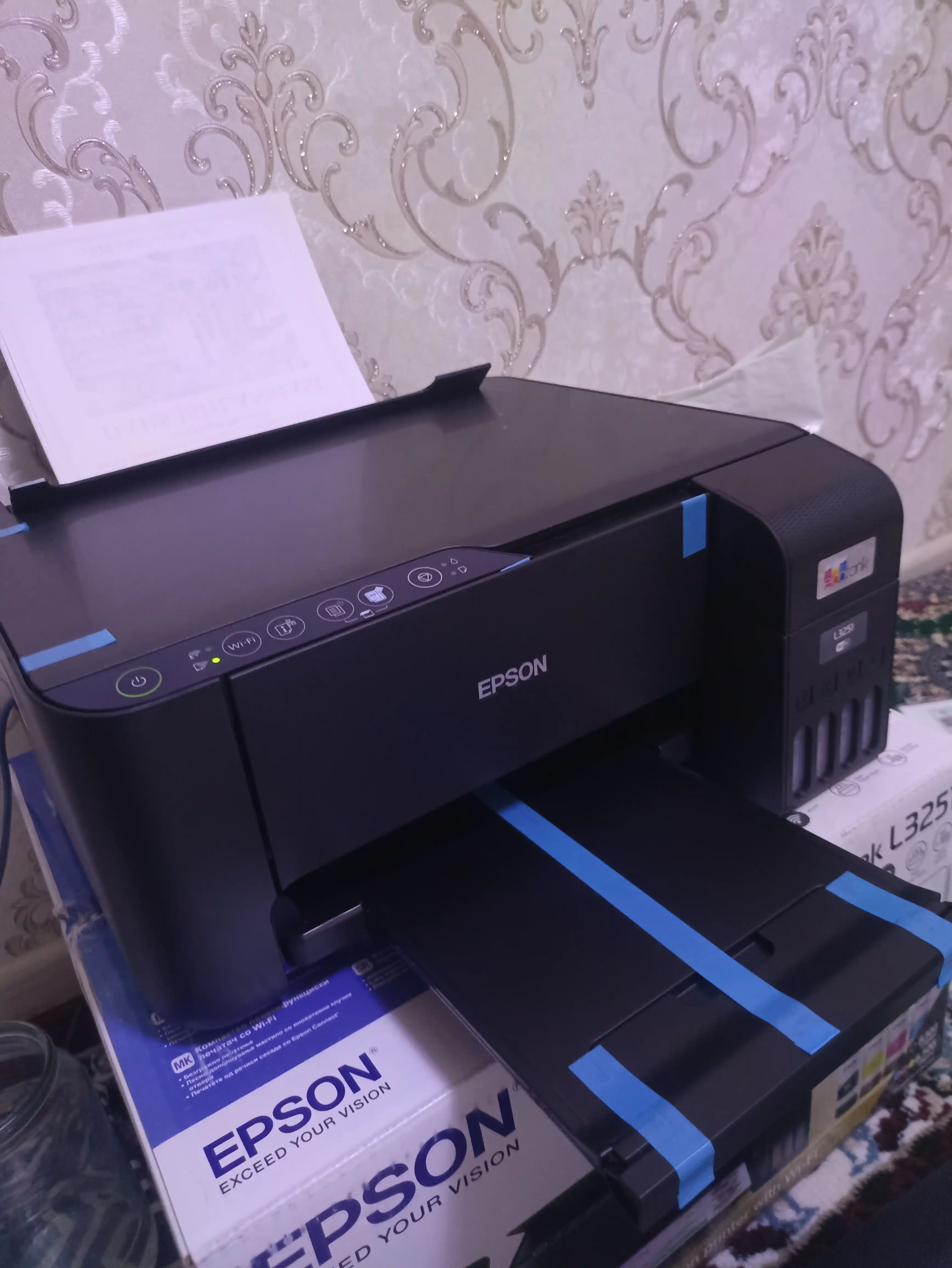Принтер МФУ Epson L3250/3251, А4, цветной, 3 в 1 wifi
