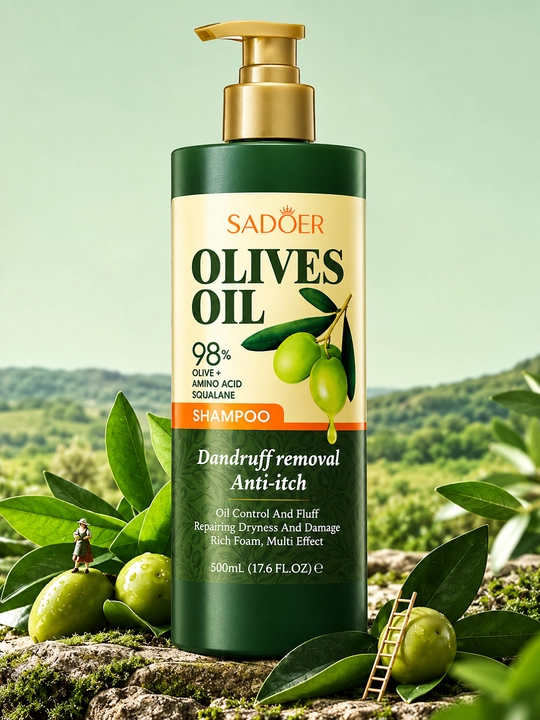 SADOER Olives Oil — шампунь с оливковым маслом, 500 мл