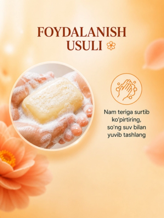 CANMERRIS Qo‘l va tana uchun qattiq attorlik sovuni, 248±5 g