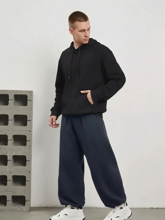 Sport triko erkaklar uchun , keng Baggy oversize shimlar, kuzgi erkin bichim