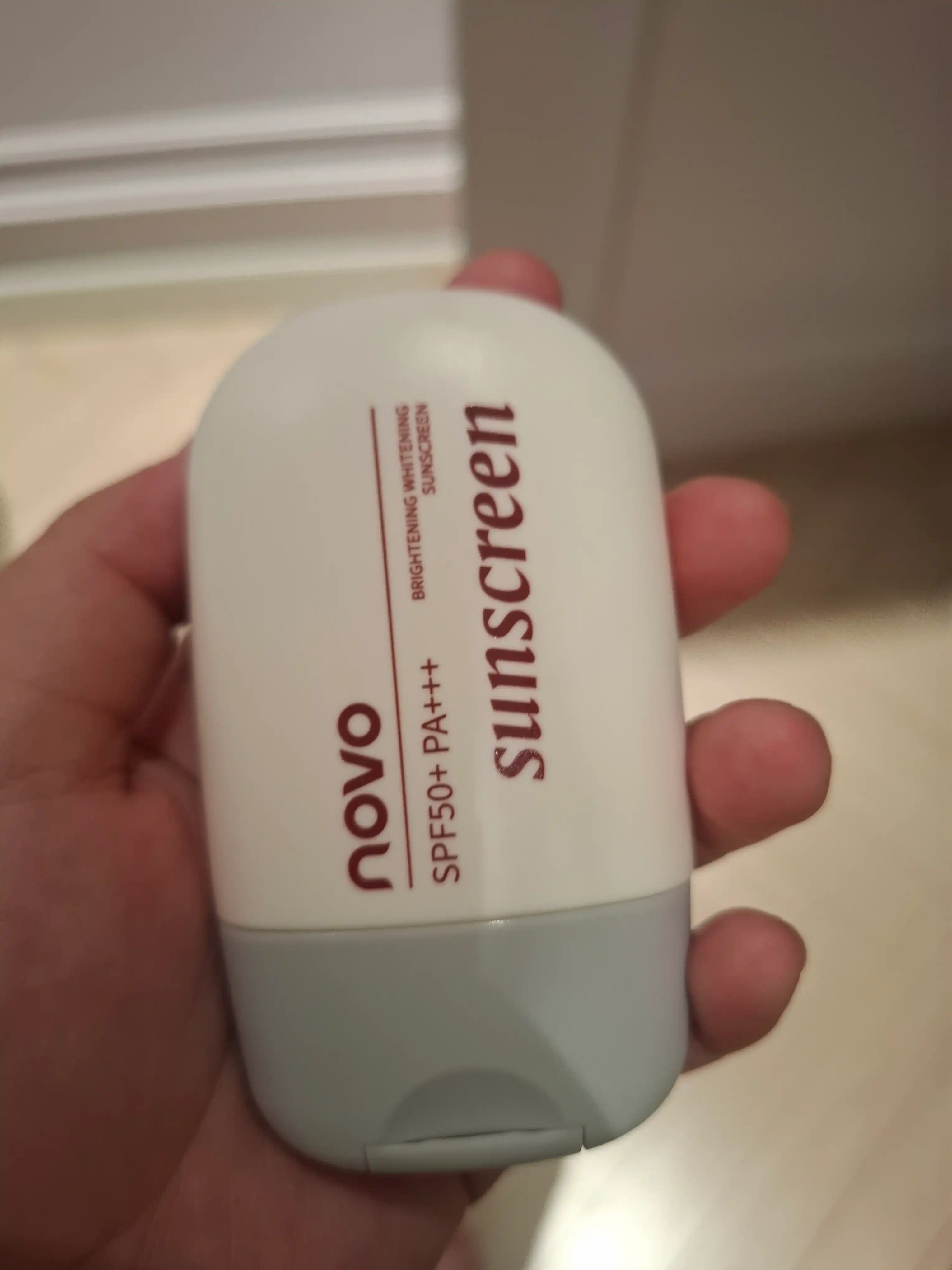 SPF50+ krem, quyoshdan himoya, NOVO sunscreen, UV himoya, yuz kremi