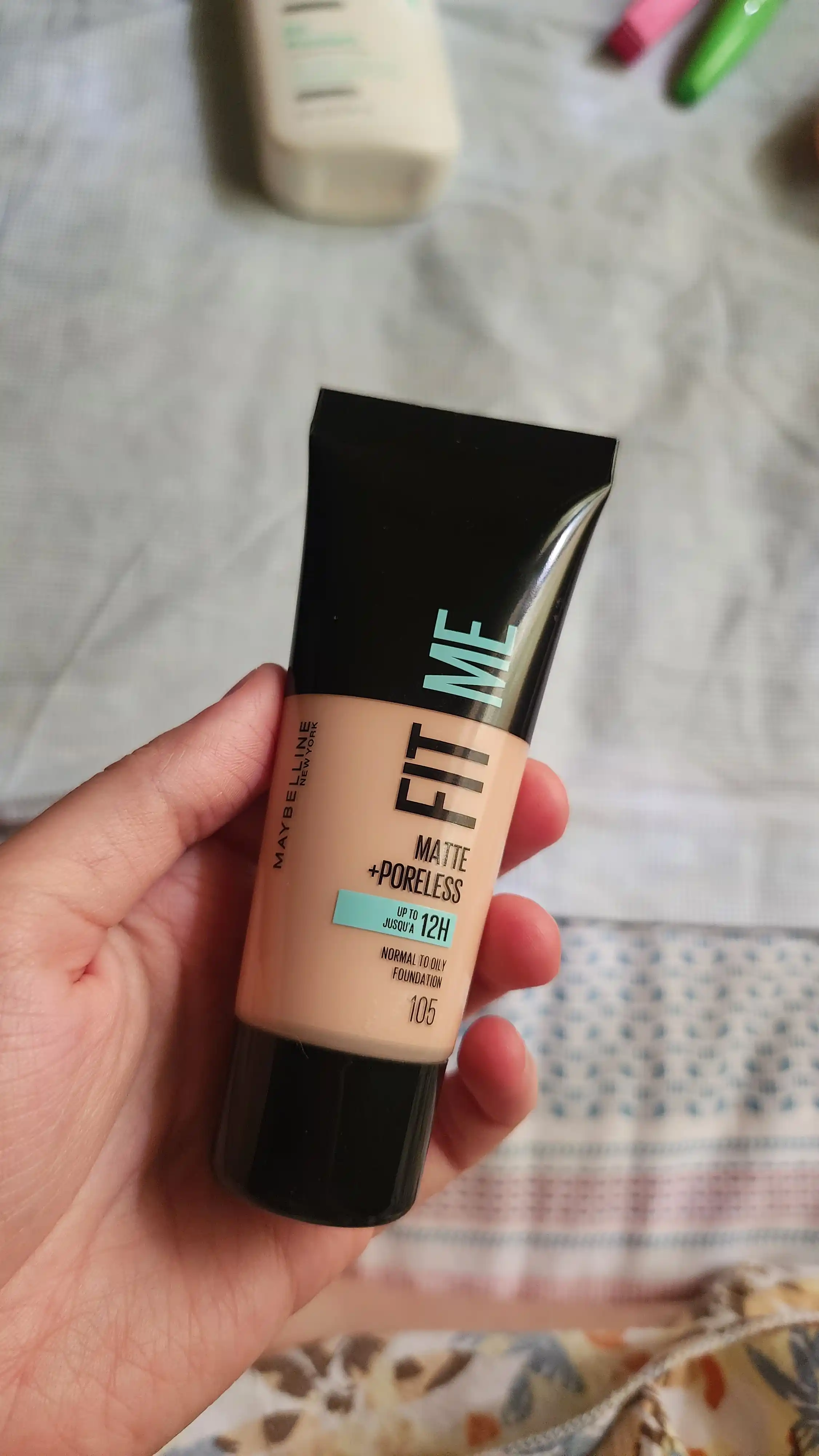Tonal krem Maybelline New York Fit Me, rang 105 och bej, 30 ml