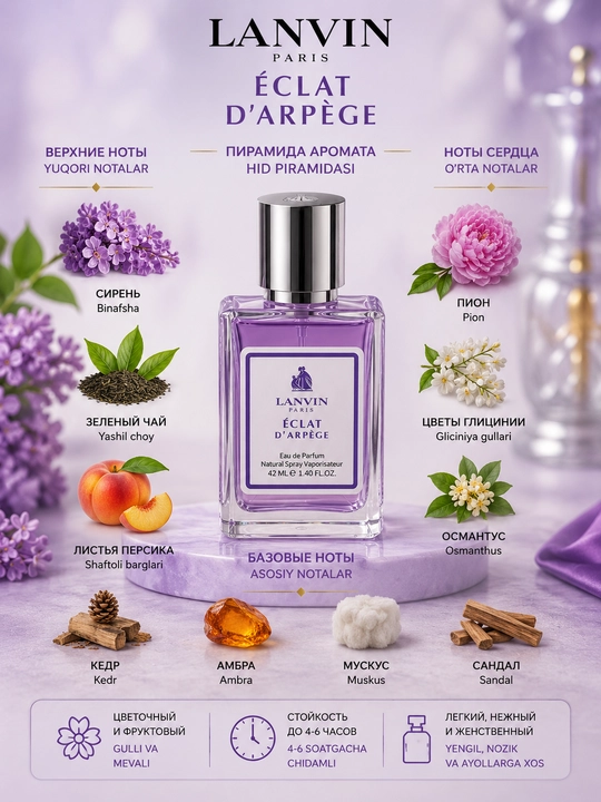 Женский парфюм Lanvin Éclat d’Arpège, 42 мл