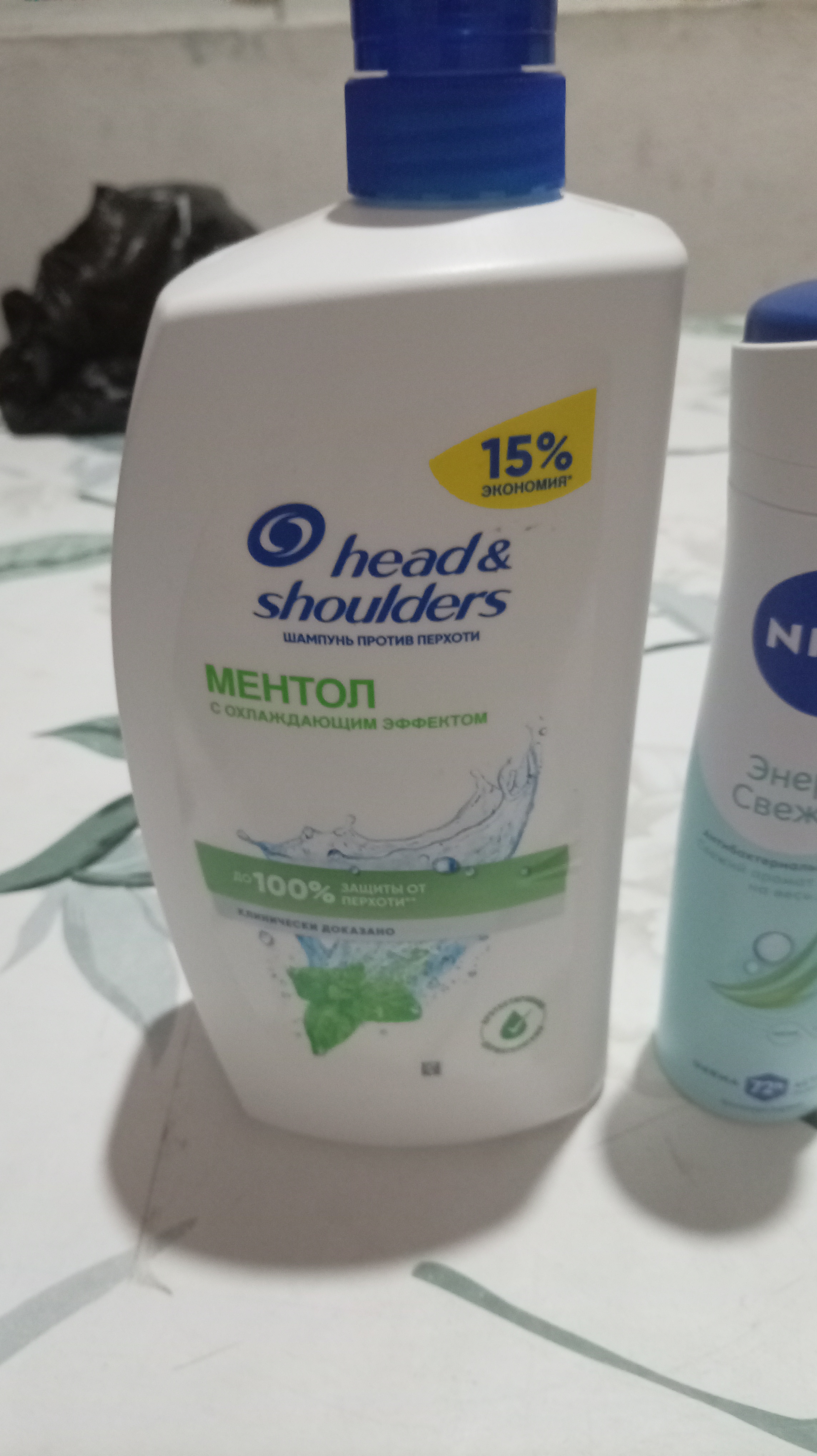 Head&Shoulders Шампунь от перхоти и бальзам для волос Ментол 2 в 1, 1 л