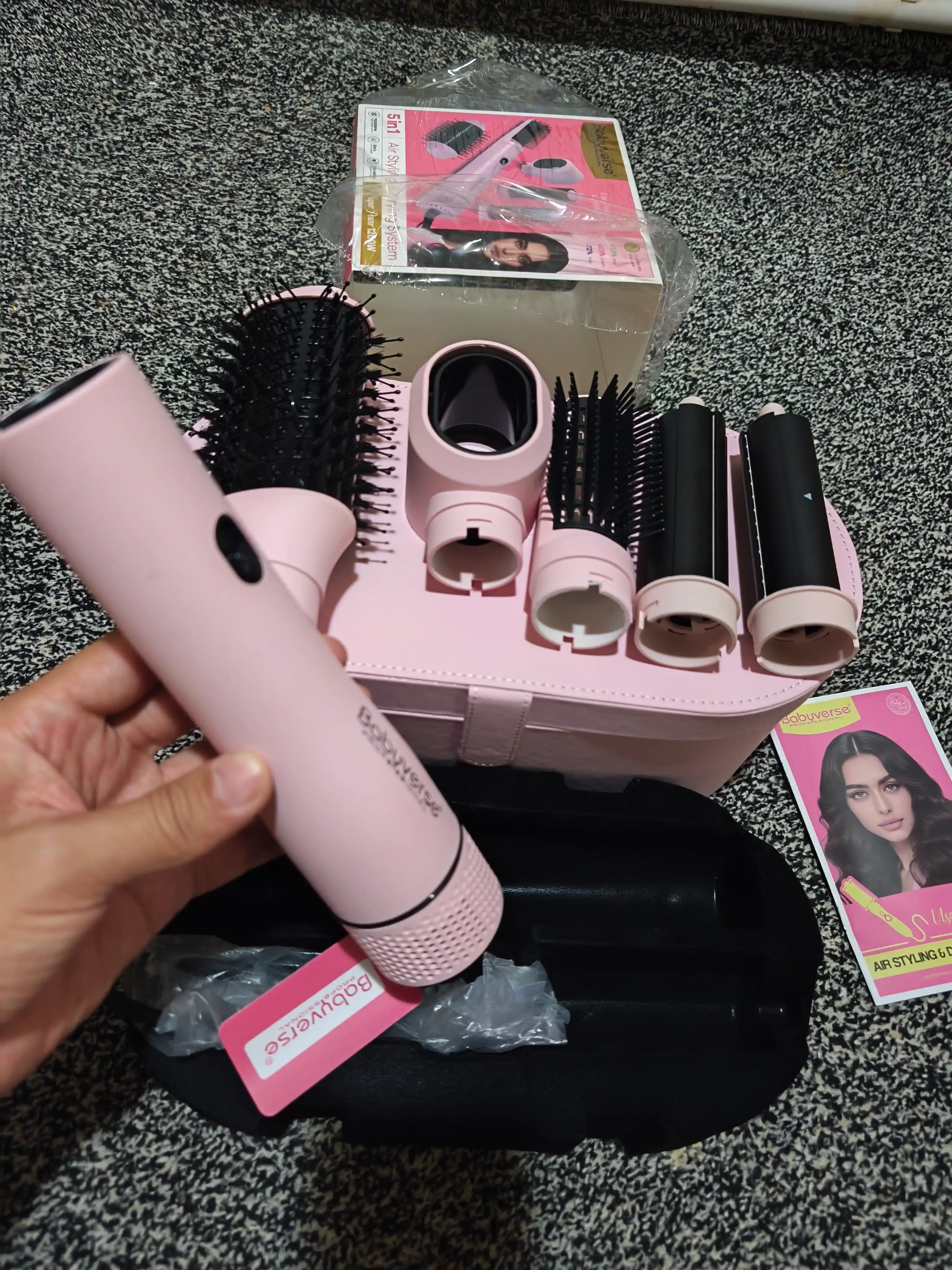 Babyverse / WLEX Professional DAYSON фен-стайлер 5/7 в 1 для укладки волос