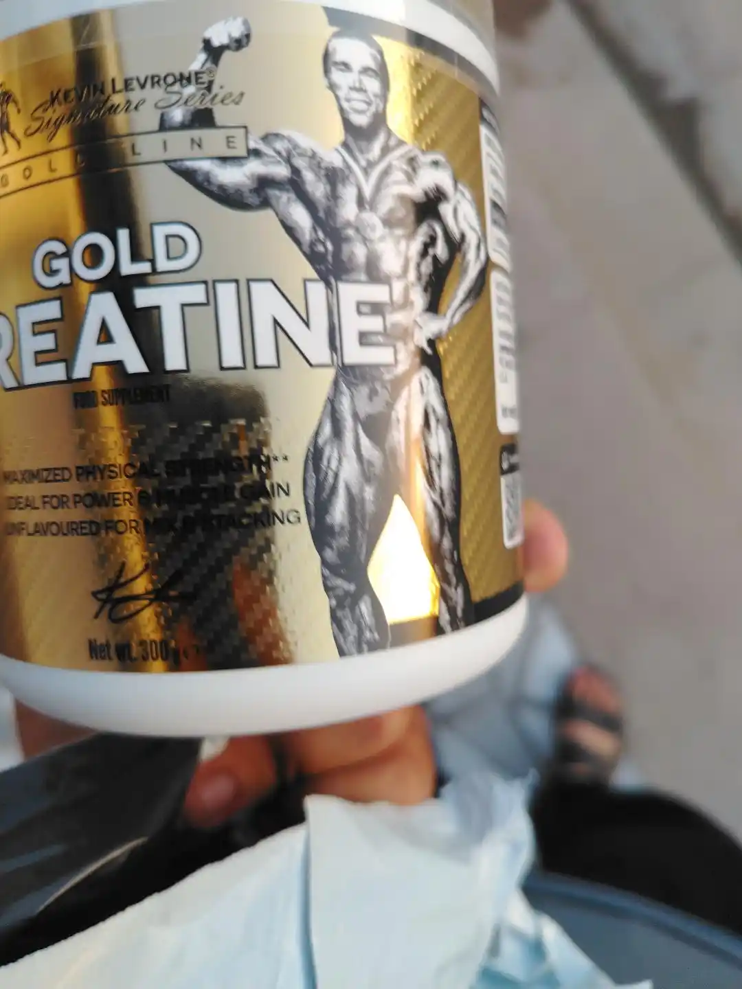 Креатин моногидрат "Kevin Levrone Gold Creatine", без вкуса, 300 г, 60 порций
