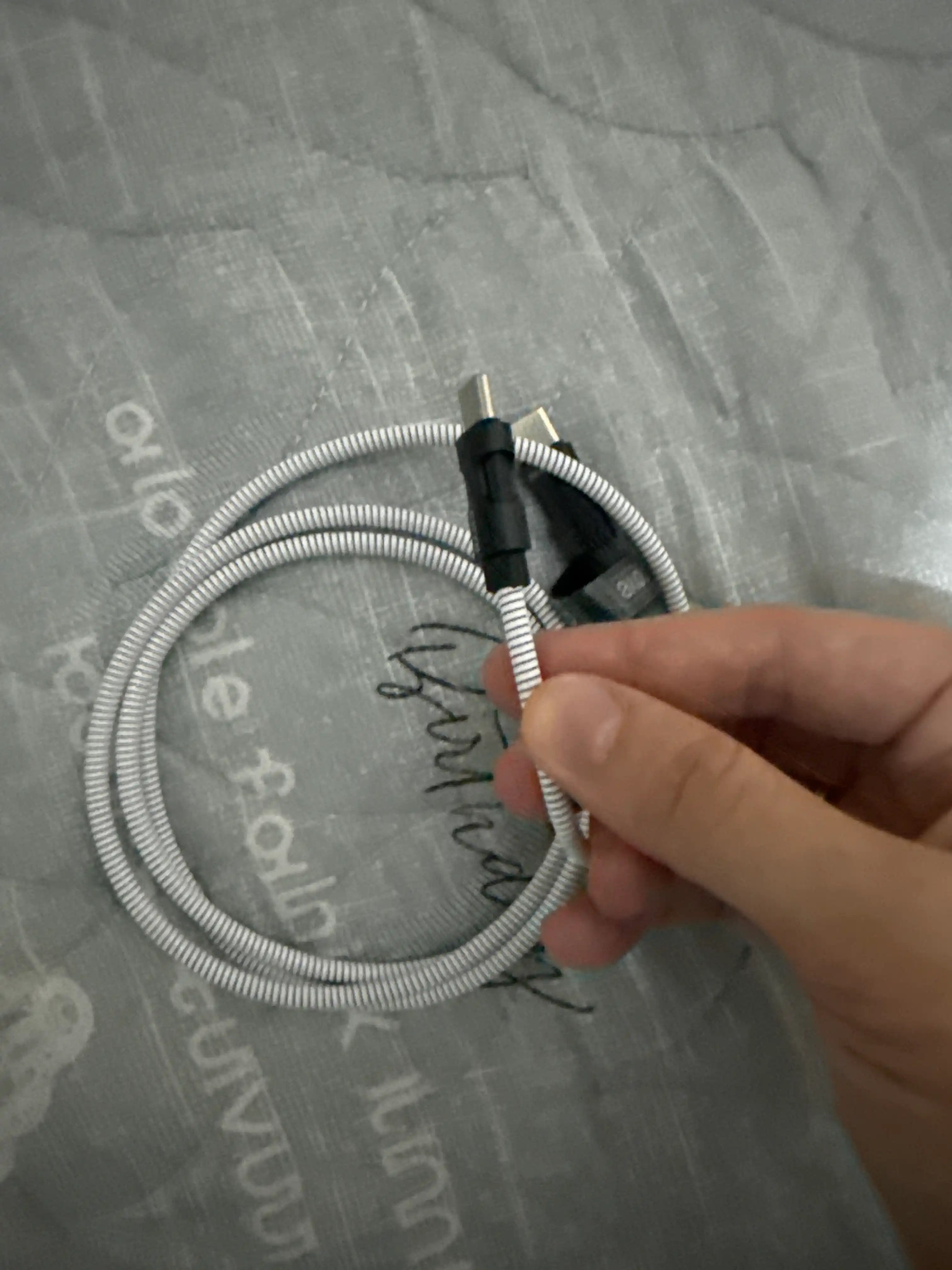 Кабель для быстрой зарядки, 66W USB, Type-C металлический кабель