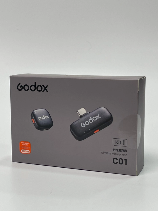 Godox C01 simsiz mikrofon — smartfon uchun lavalier mikrofon, video va vlog uchun