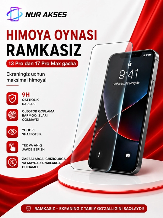 Защитная пленка без рамки для iPhone Xr/11/11Pro/12Pro/13Pro/14Pro/15Pro/16Pro/17Pro Max