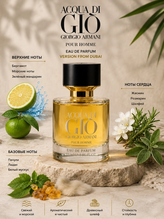 Giorgio Armani Acqua di Giò Pour Homme erkaklar atiri, 55 ml