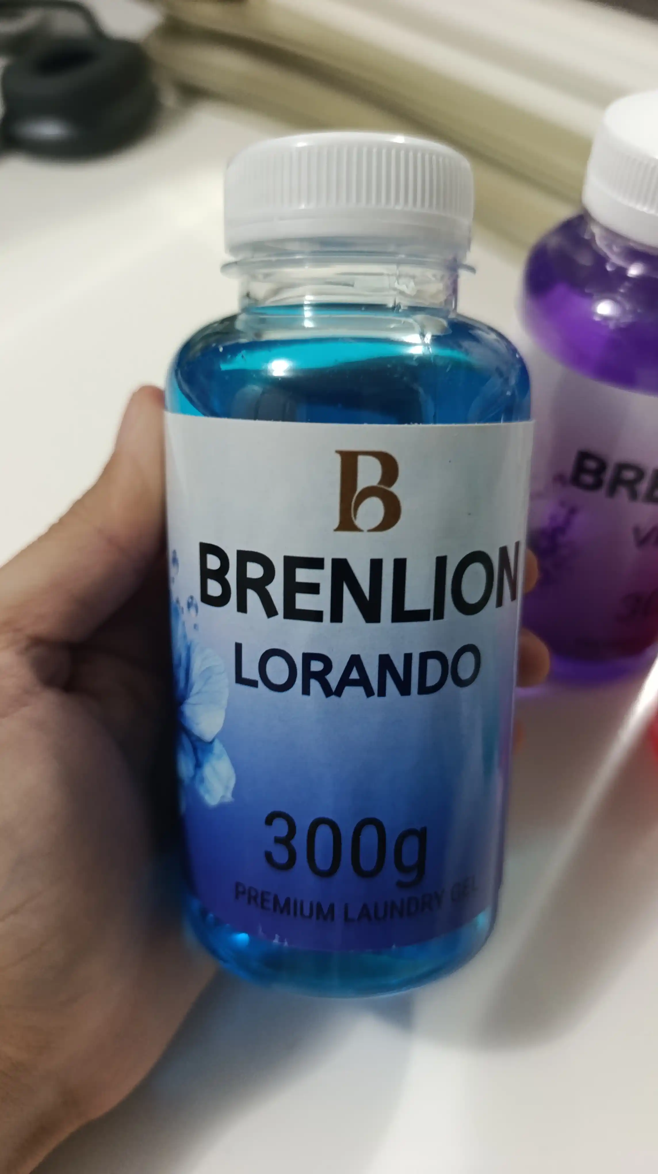 Набор гелей для стирки BRENLION, мини-сет 4-в-1, жидкий порошок для стирки белья, 4 х 300г