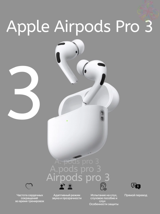Беспроводные наушники Apple AirPods 4 / 4 ANC с шумоподавлением