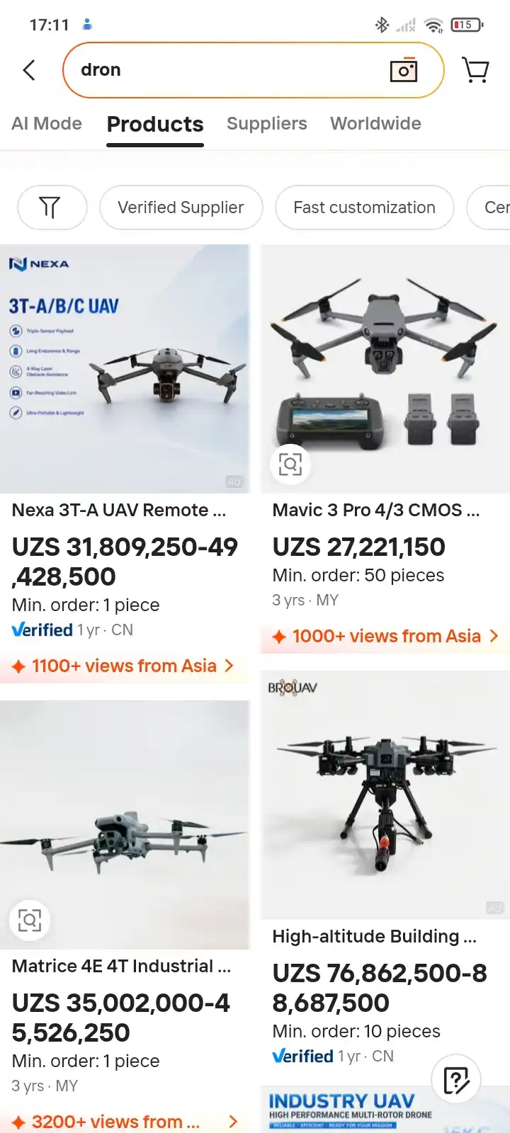 360° fokusli va yorqin RGB yoritgichli radio boshqariladigan Fighter dron samolyoti