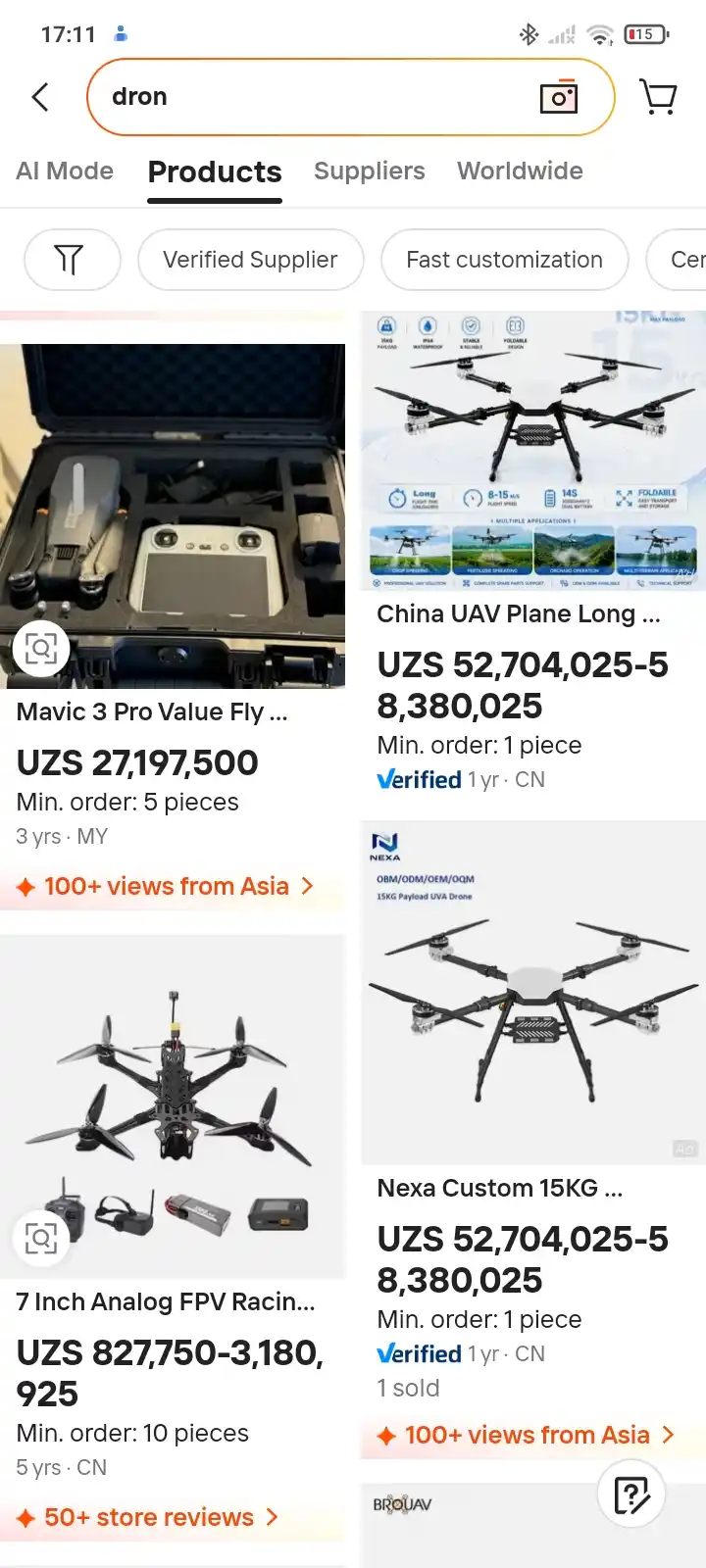 360° fokusli va yorqin RGB yoritgichli radio boshqariladigan Fighter dron samolyoti