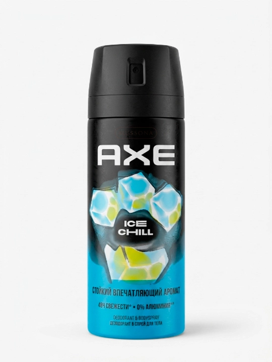 Erkaklar dezodorant-spreyi AXE, 150 ml: hidga qarshi 48 soat himoya
