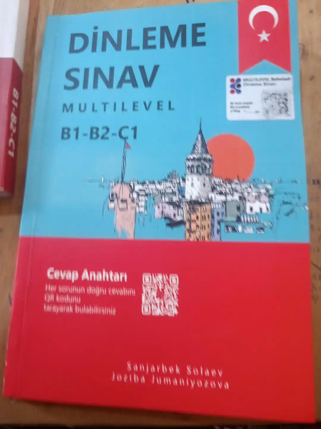 CEFR B1, B2, C1 uchun turk tilidagi Sinav Multilevel, Dinleme, Okuma, Yazma, Konusma kitob