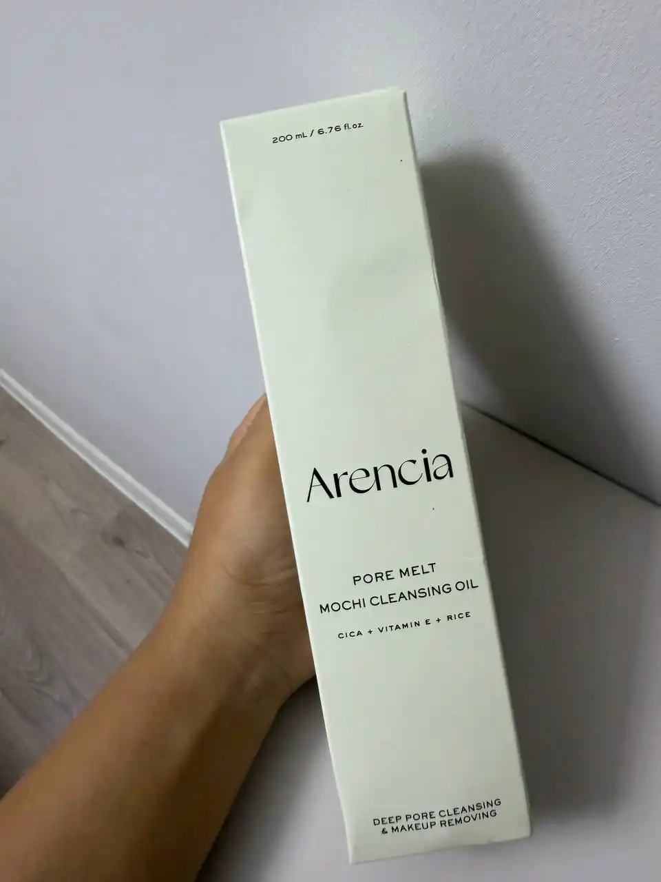 Гидрофильное масло для лица, снятия макияжа и очищения пор Arencia Pore Melt Mochi, 200 мл