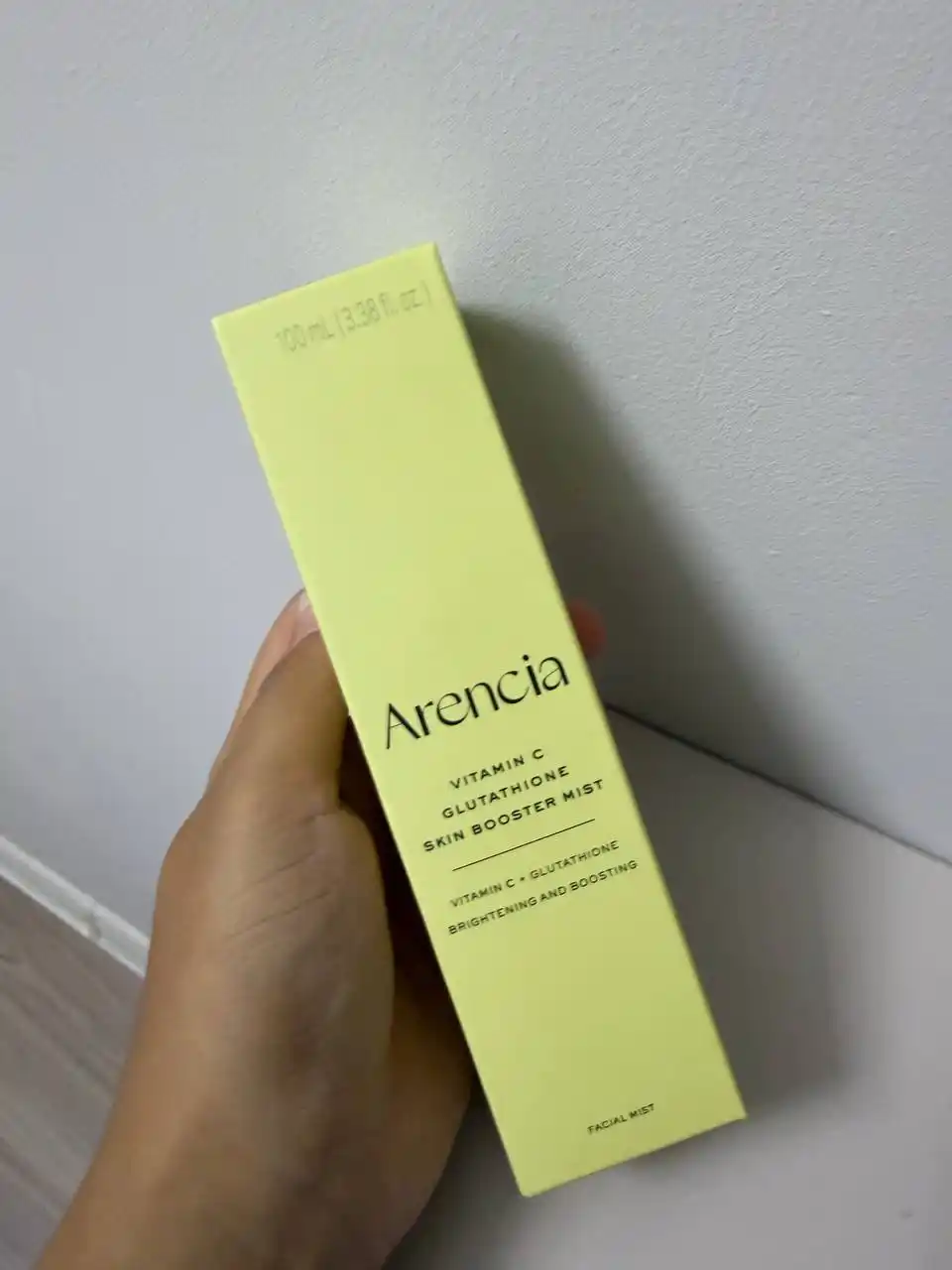 Мист для лица Arencia Vitamin C Glutathione увлажняющий и для сияния, 100 мл