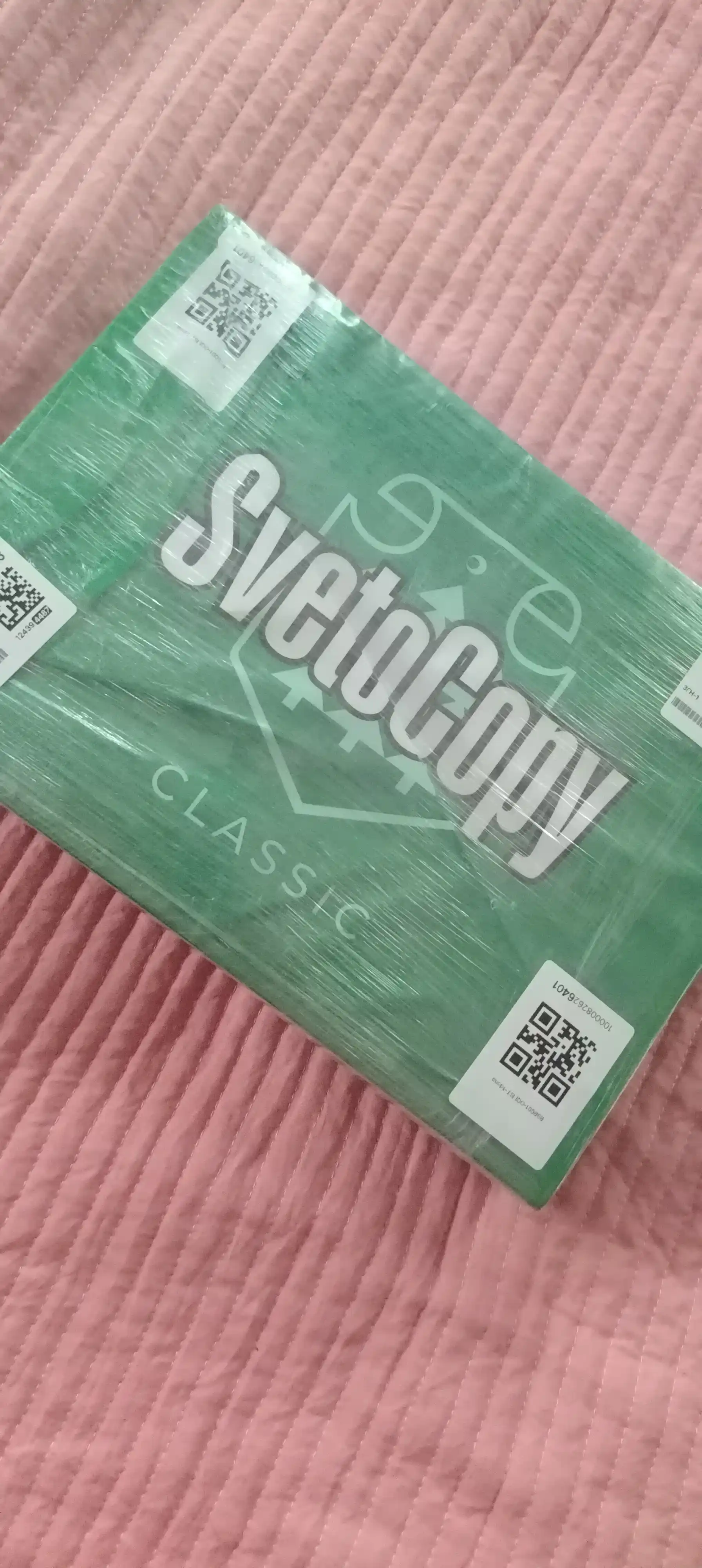 SvetoCopy A4 ofis qog‘ozi 80 g/m², 500 dona, oq printer qog‘ozi