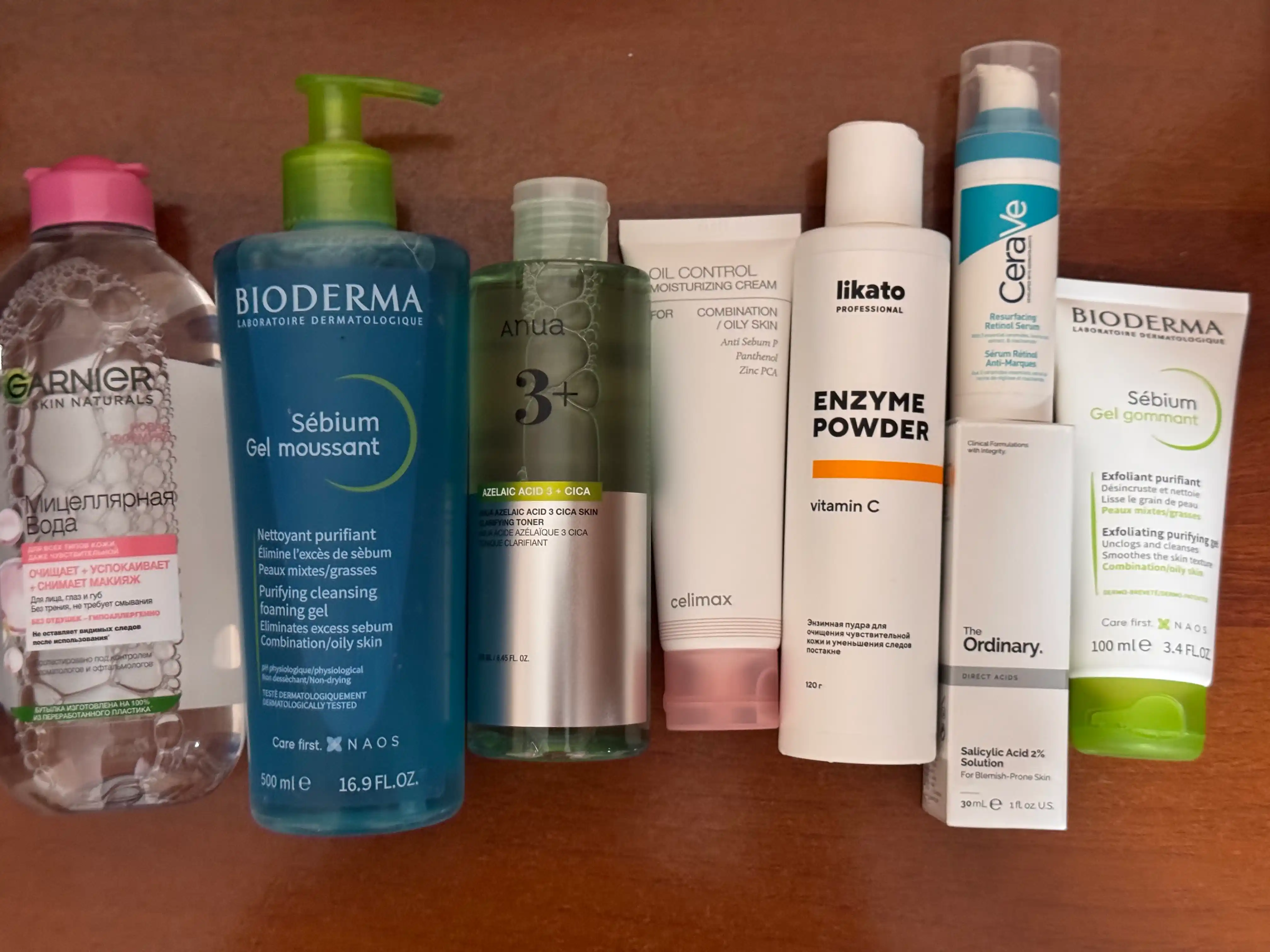 Yog‘li va aralash teri uchun yuvinish geli, tozalovchi ko‘pik - Bioderma Sébium Gel, 500 ml