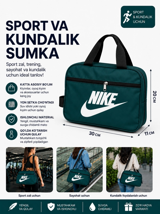 Sport va kundalik sumka
