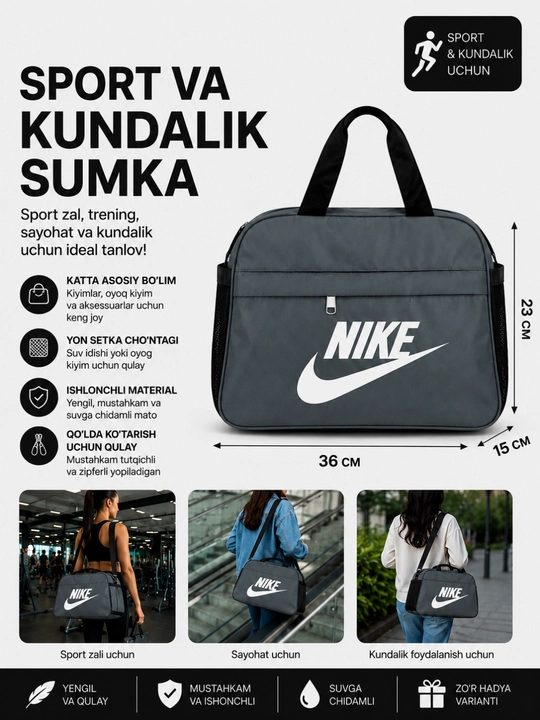 Sport va kundalik sumka - 
