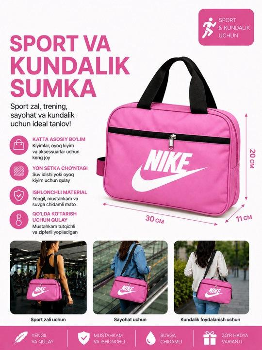 Sport va kundalik sumka