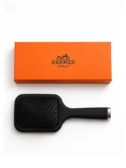 Расческа для волос в чехле массажная щетка Hermes подарочный