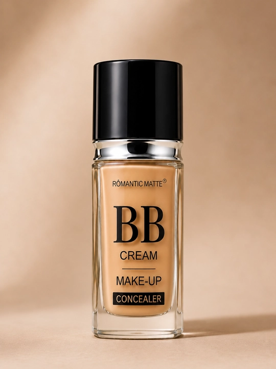 BB krem-konsiler yuz uchun Romantic Matte, matoviy effekt