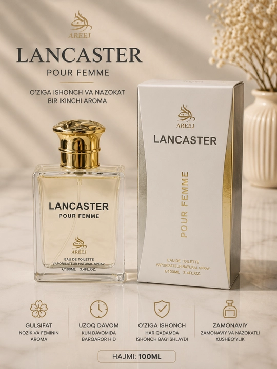 Lancaster Pour Femme ayollar atiri, nafis hid, 100 ml - 