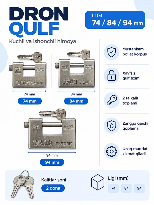 DRON Qulf 74/84/94 mm — Osma Qulf