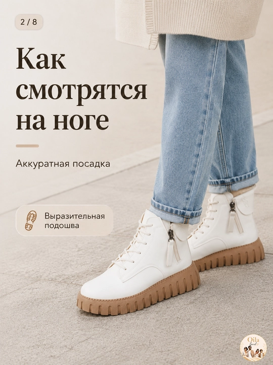 Ayollar qishki issiq botinkalari, shnurovka va yon fermuarli, baland taglikli, 36–40