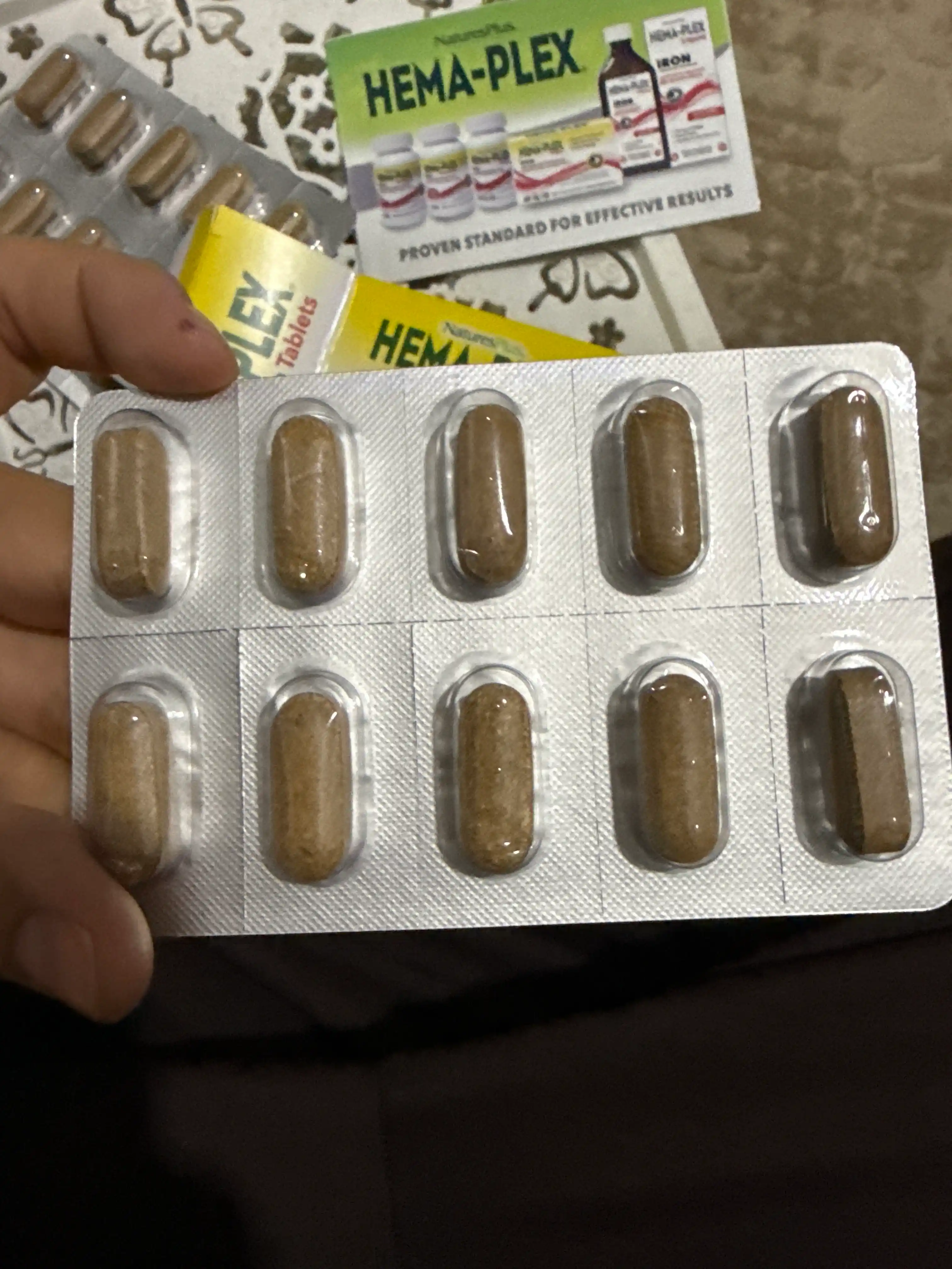 Nature’s Plus Hema-Plex®, Temir, sekin ajralib chiqadigan 30 ta tabletka