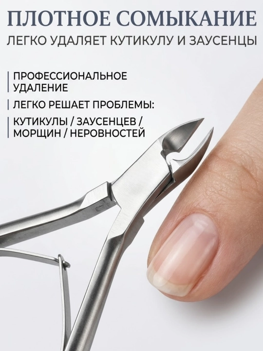 Кусачки для кутикулы  маникюра и педикюра, щипчики для удаления кожи