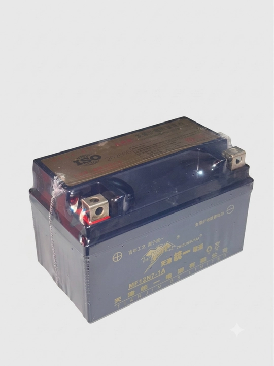 Akkumulyator 12N7-1A 12V 7Ah, AGM, skuter motosikl moped kvadrotsikl uchun