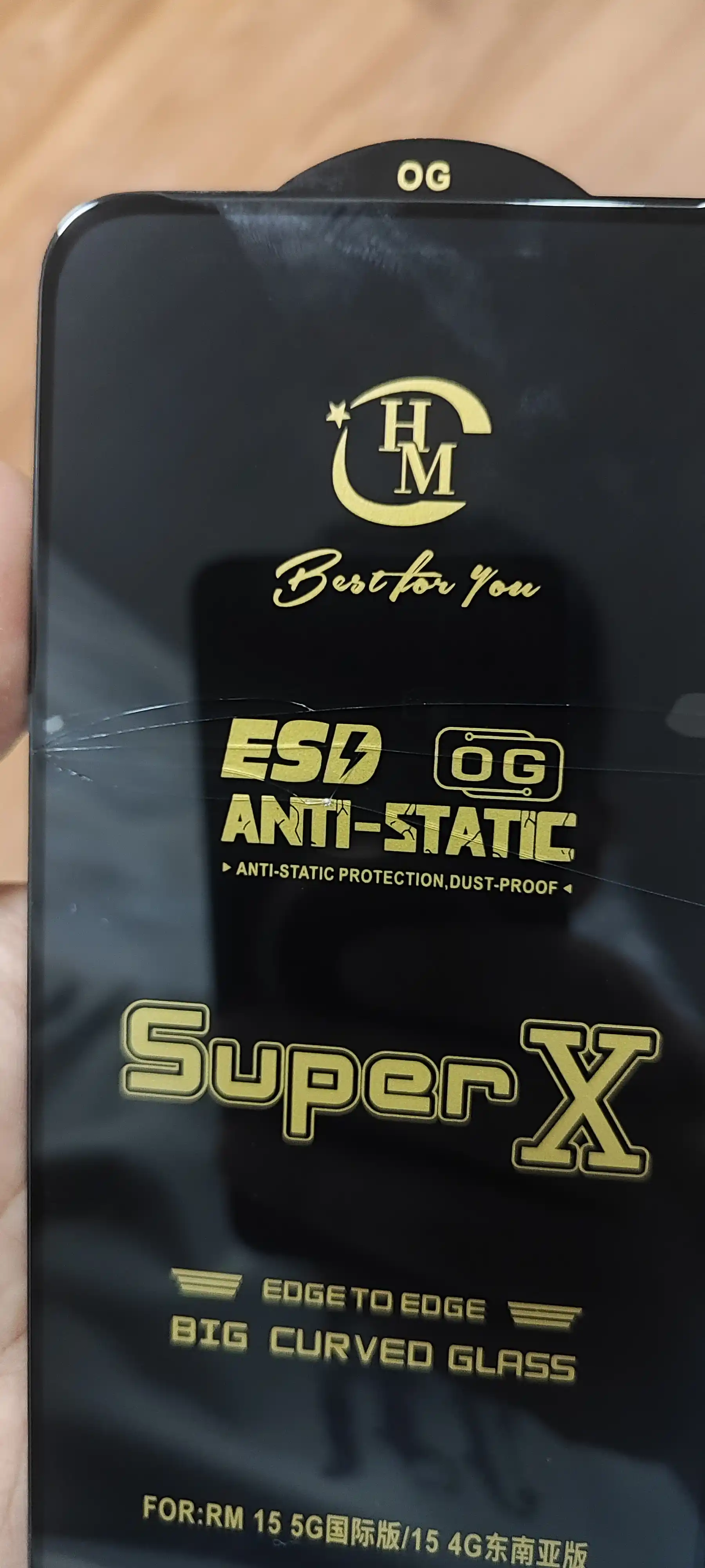 Redmi 15 uchun 9H Tempered Glass ekran himoya oynasi (Full Cover)