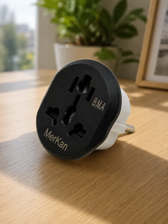 Yevropa standartidagi vilka bilan adapter-konverter, Merkan KT168, terminator, 16 A