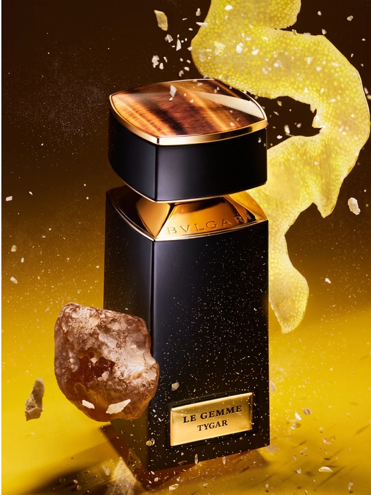 Le Gemme Tygar Bvlgari для мужчин, грейпфрут, имбирь, амброксан ноты, экстракт духов