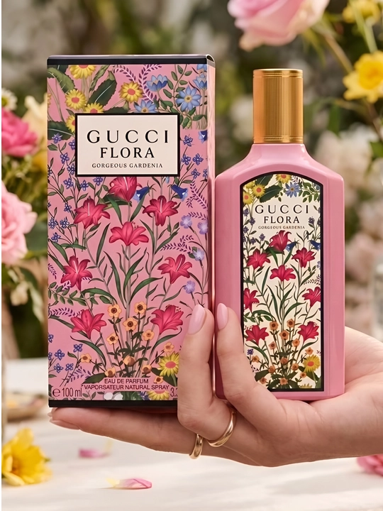 Gucci Flora Gorgeous Gardenia женские духи цветок груши гардения жасмин пачули парфюм