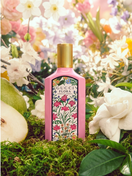 Gucci Flora Gorgeous Gardenia женские духи цветок груши гардения жасмин пачули парфюм