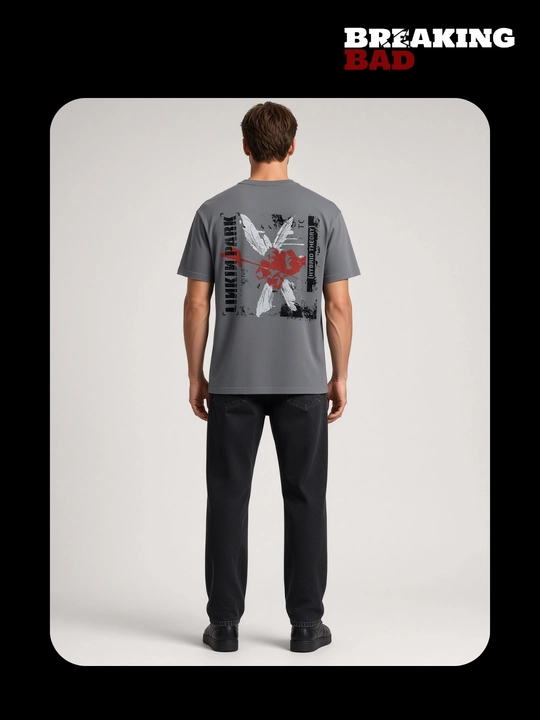 Metallica, Nirvana, AC/DC va boshqa rok printli uniseks oversize futbolka