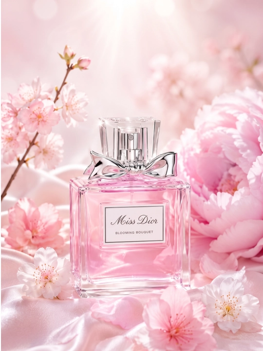 Miss Dior Blooming Bouquet - pion, iris, atirgul, marvaridgul notalariga ega ayollar atiri