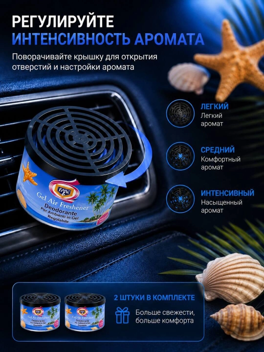 Освежитель воздуха для автомобиля ванной дома гелевый ароматизатор