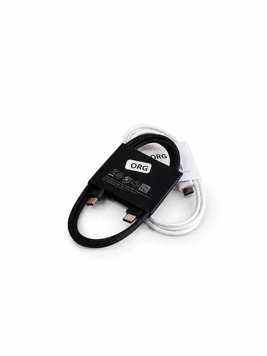 Кабель Type-C на Type-C 60W, провод для быстрой зарядки и передачи данных (1м)