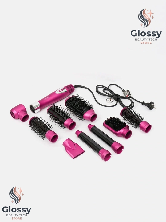 Professional fen stayler MAC-6767 fen LED displey, 8 tasi 1 soch turmaklagichi, 1600W