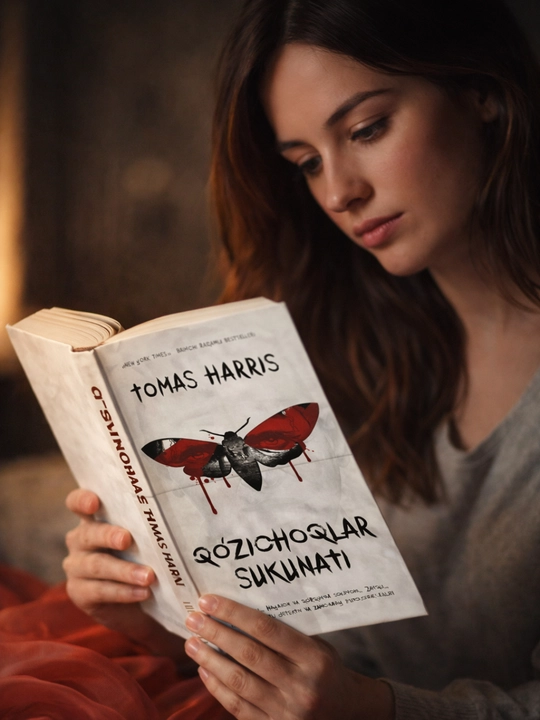 Tomas Harris «Qo‘zichoqlar sukunati» kitobi, psixologik triller