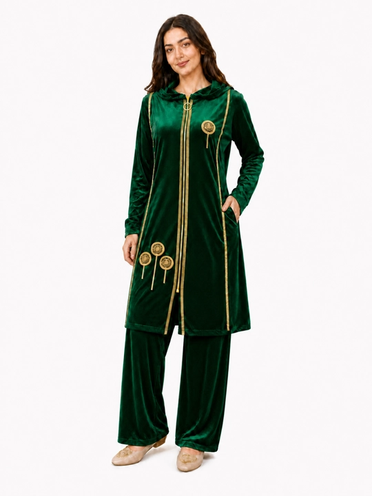 Ayollar uchun uy xalat va ishton - 