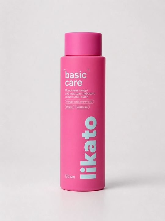 Yuz uchun namlantiruvchi toner Likato Basic Care, quruqlik va suvsizlanishga qarshi, 120 ml