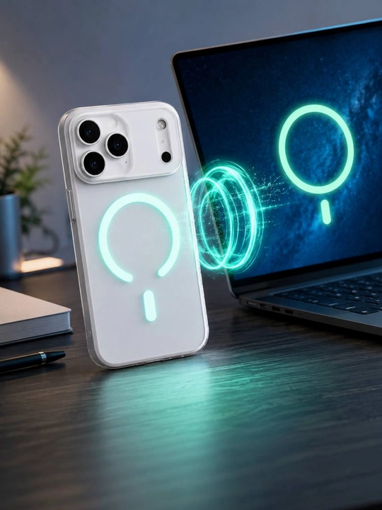 IPhone 15 Pro, Max, 16 Pro, Max, 17 Pro uchun g‘ilof, fosforli, qorong‘ida porlaydi - 