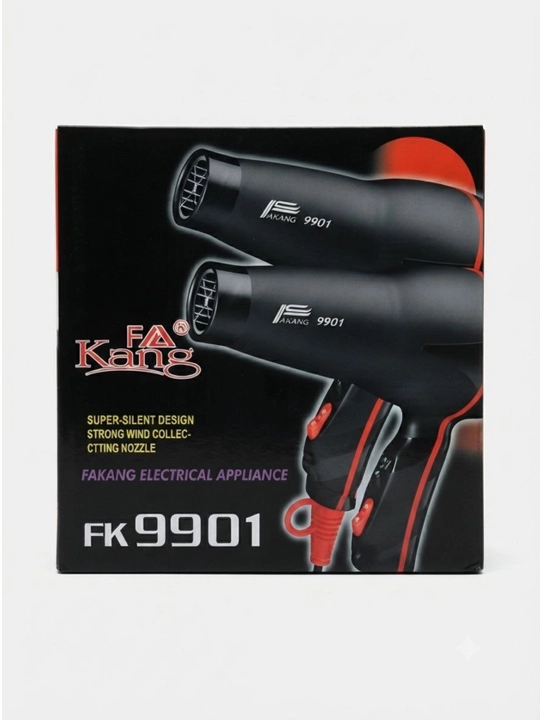 Фен для волос FAKANG FK 9901 / 9902 профессиональный мощный с насадками - 